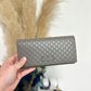 Monogram flap long wallet