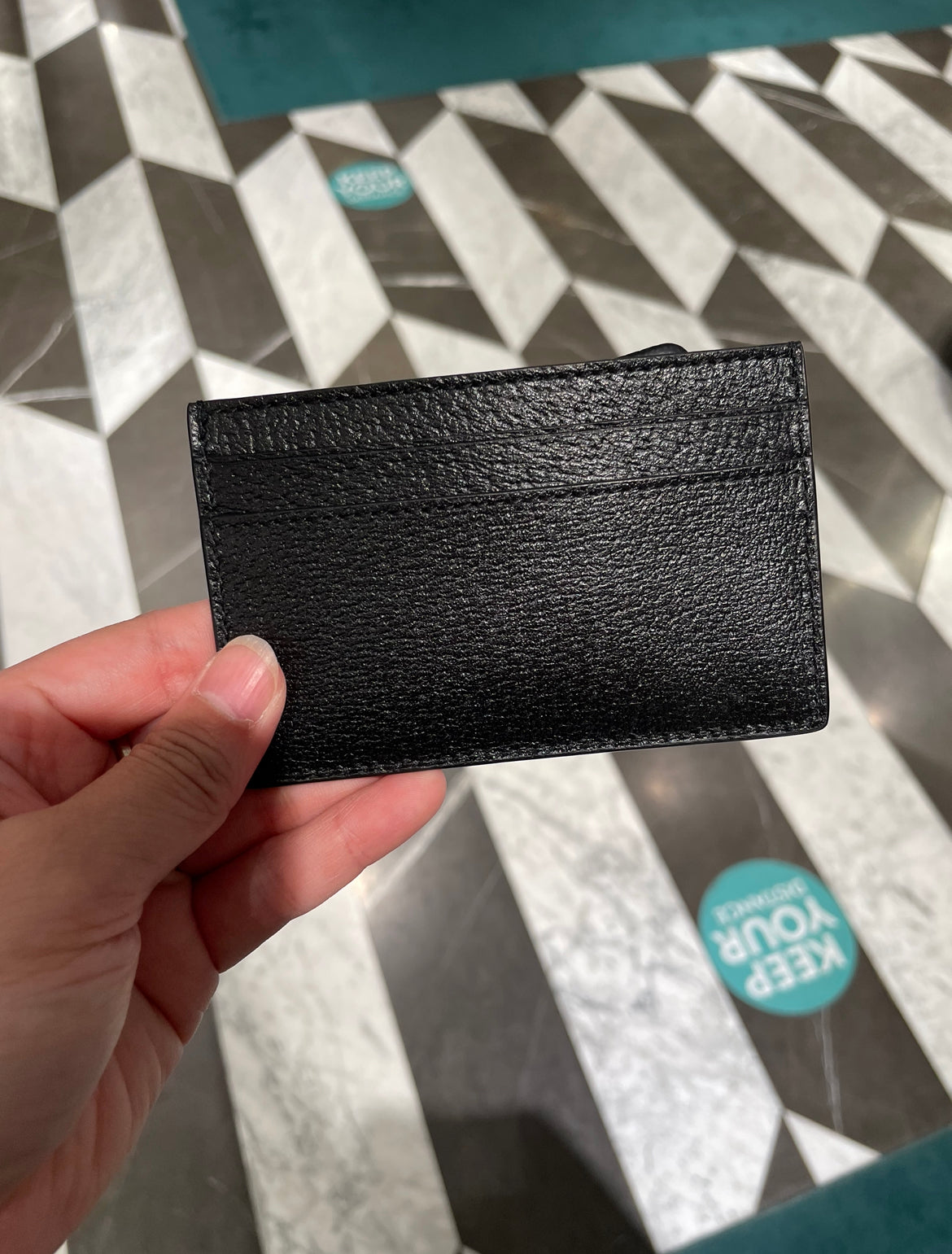 Logo card holder