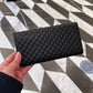 Gucci Monogram flap long wallet