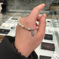 3D orbs Pearl bracelet