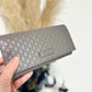 Monogram flap long wallet