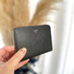 Zipper card holder dark grey