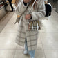 Classic pattern flag bag
