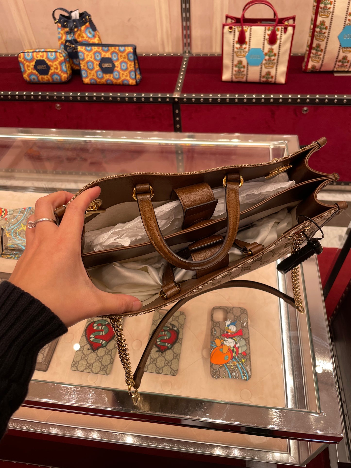 1955 horsebit tote bag