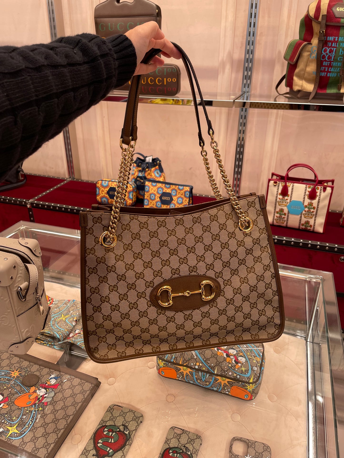 1955 horsebit tote bag