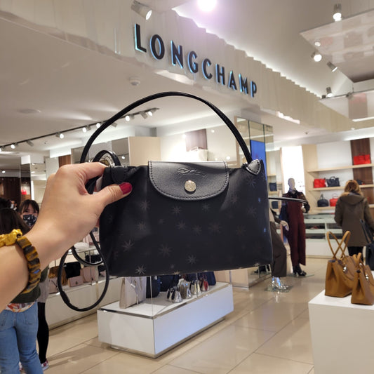 Longchamp mini crossbody 暗星