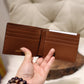 B monogram wallet 8卡位