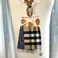 Classic pattern scarf cashmere
