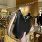 十字紋雙帶crossbody hobo bag