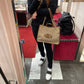 1955 horsebit tote bag