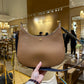 十字紋雙帶crossbody hobo bag