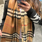 Classic pattern scarf 拼色