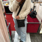 Canvas gg monogram message bag