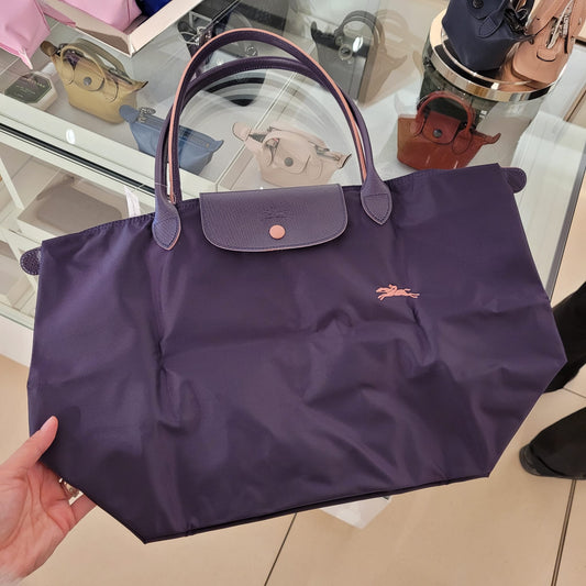 Longchamp club L long handle 紫