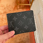 Canvas Slender wallet monogram 黑