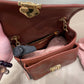 Nylon bucket bag with chain