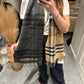 Classic pattern scarf拼色