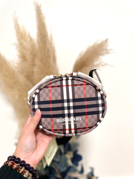 Classic pattern round bag